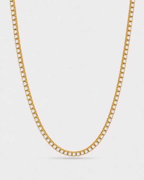 3mm Moissanite Tennis Chain Necklace