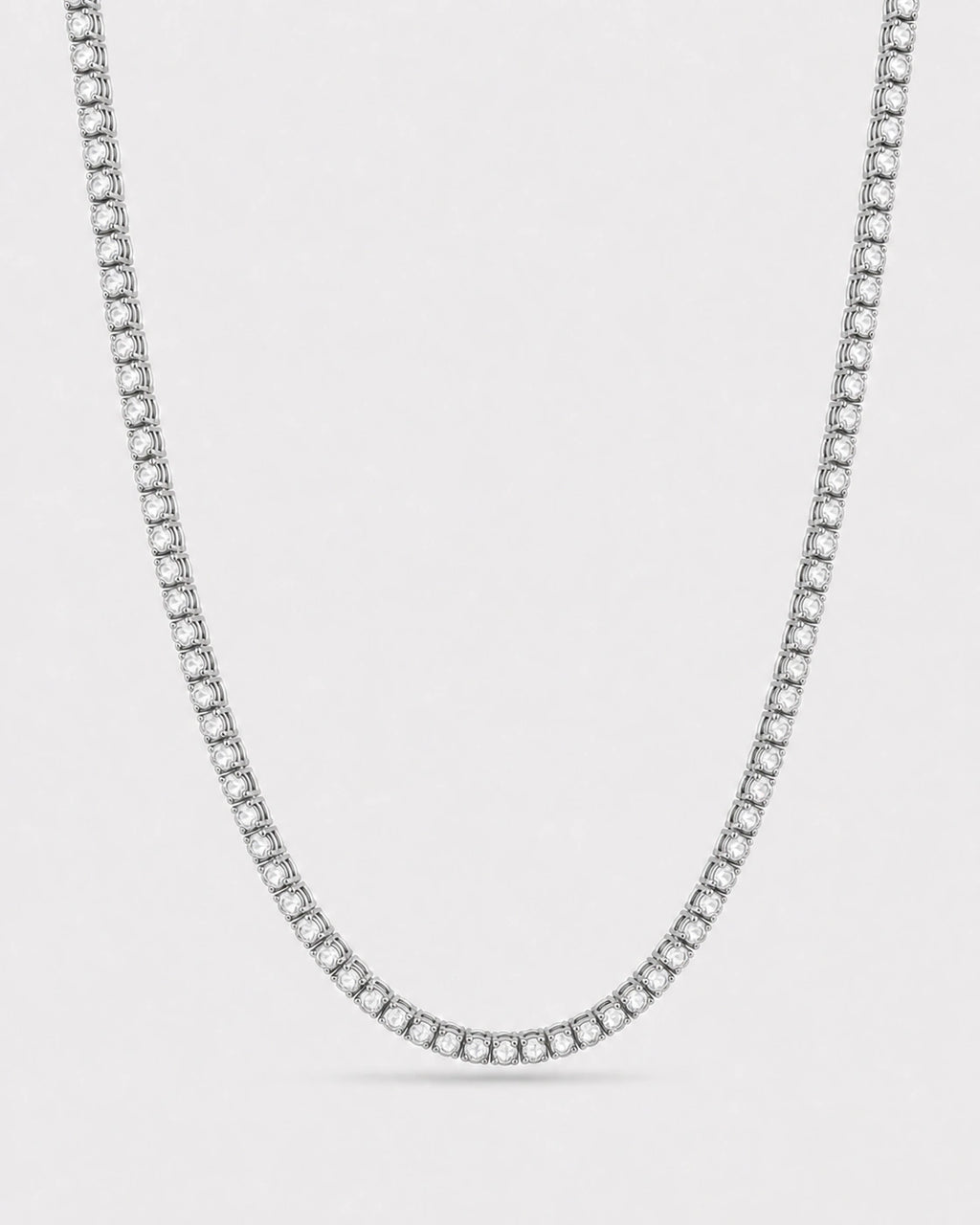 3mm Moissanite Tennis Chain Necklace
