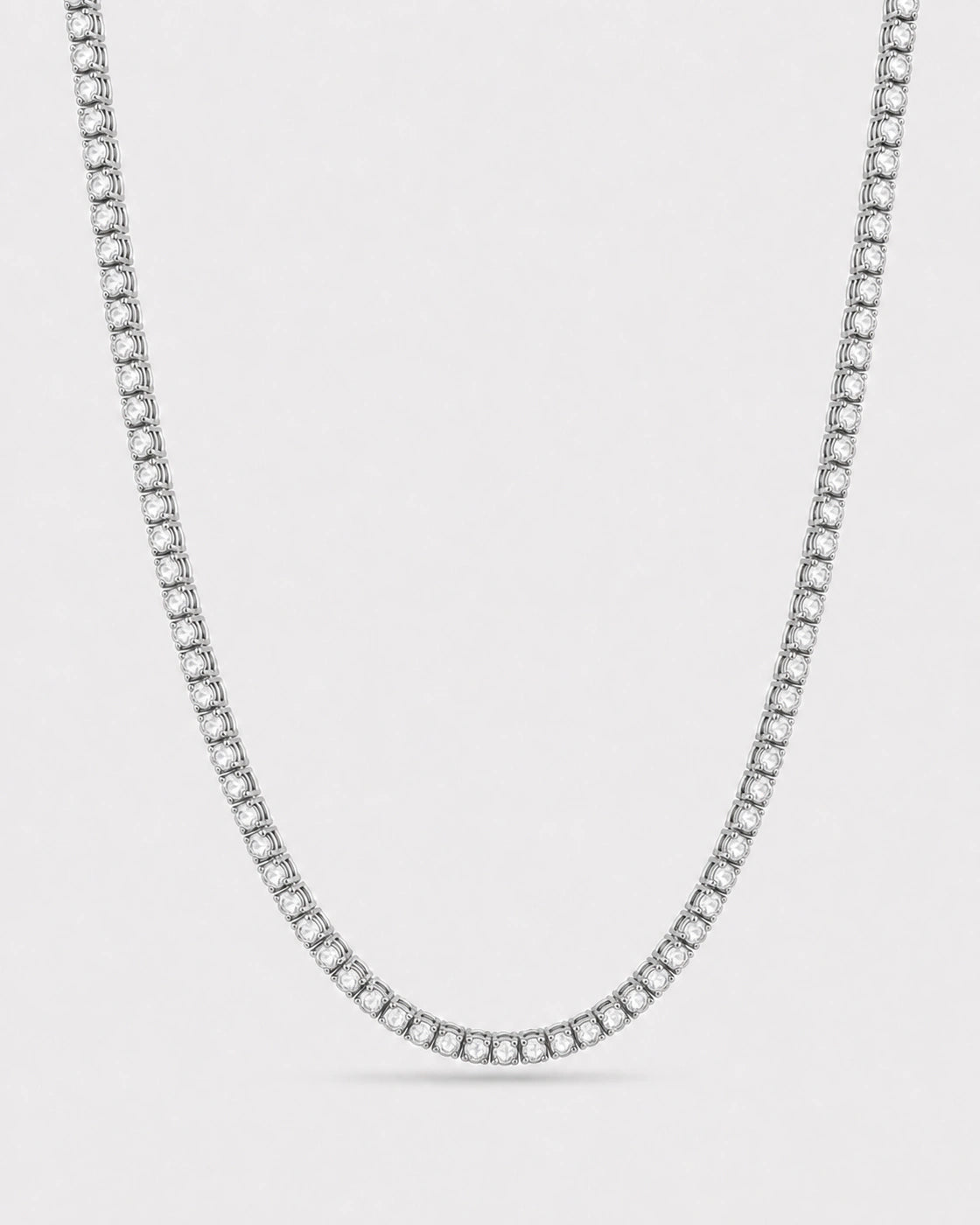 3mm Moissanite Tennis Chain Necklace