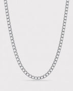 4mm Moissanite Tennis Chain Necklace