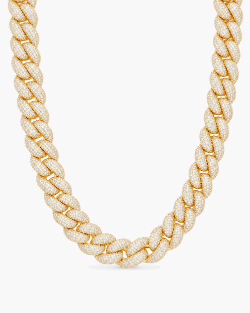 20MM Bubbles Cuban Link Necklace