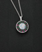 Rotating Globe Micro-Pavé CZ Pendant Necklace