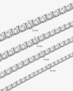 3mm/4mm/5mm/6mm Tennis Chain Necklace