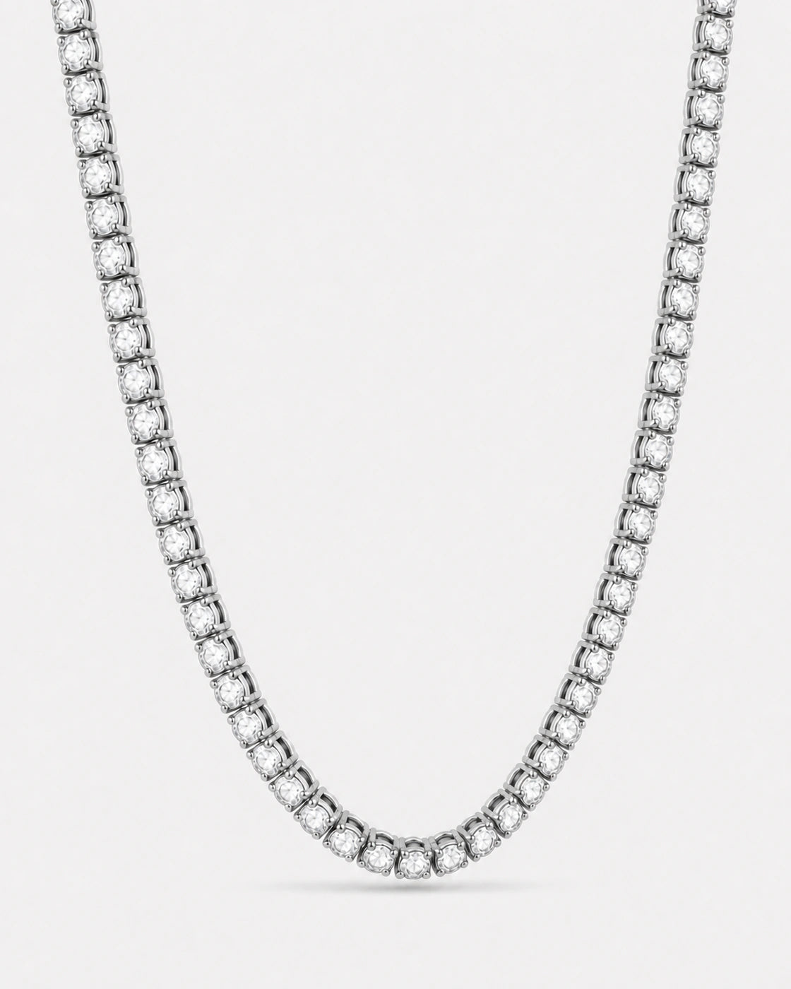 5mm Moissanite Tennis Chain Necklace