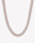20mm CZ Iced Cuban Link Chain Necklace