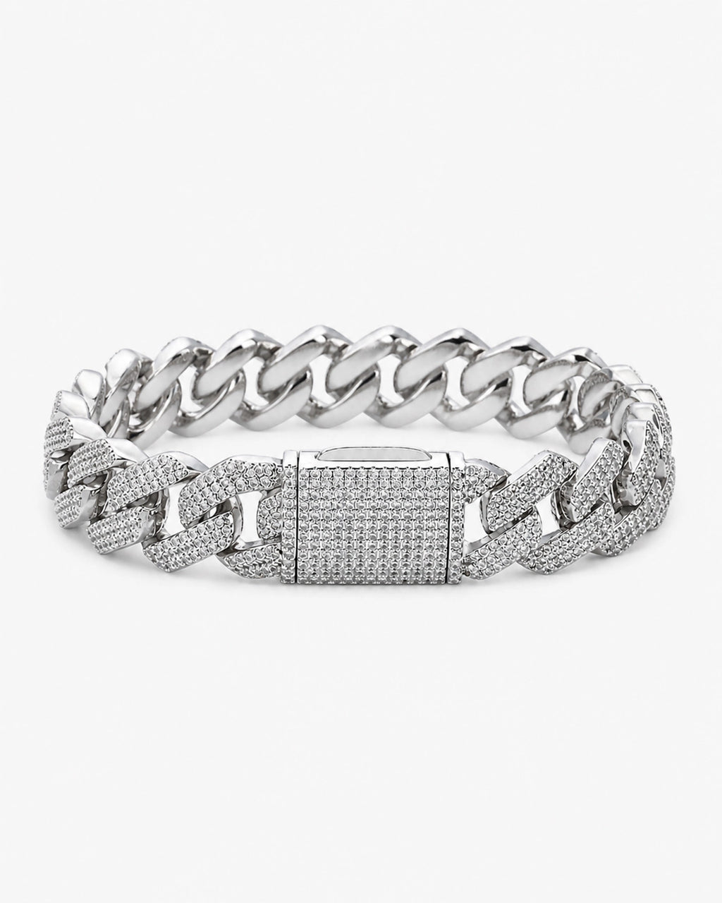 20MM Rhombus Cuban Link Bracelet