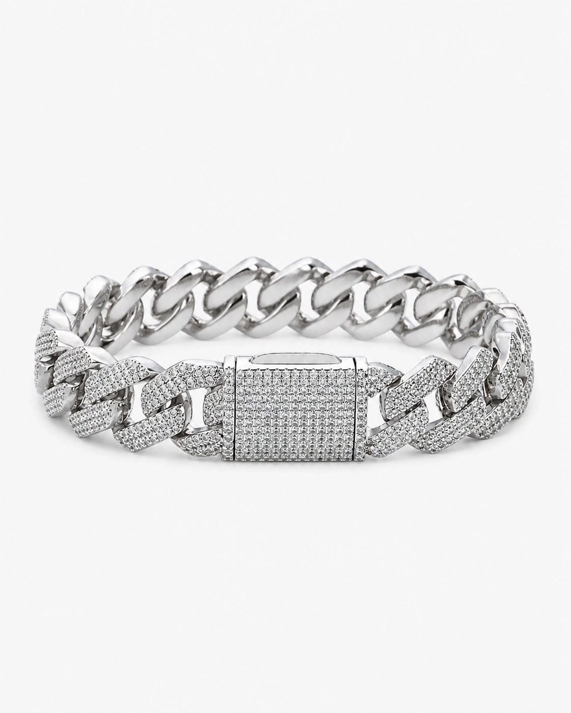 20MM Rhombus Cuban Link Bracelet