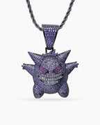 Iced Grin Pendant Necklace