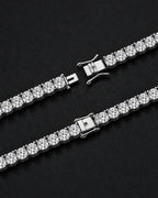 3mm Moissanite Tennis Chain Necklace