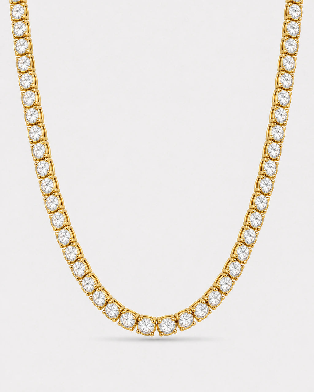 6.5mm Moissanite Tennis Chain Necklace