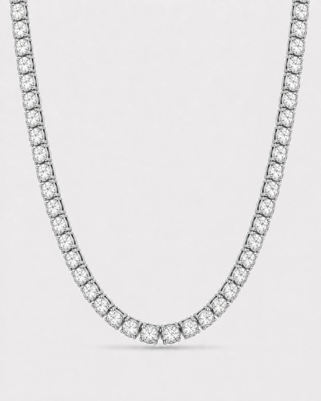 6.5mm Moissanite Tennis Chain Necklace