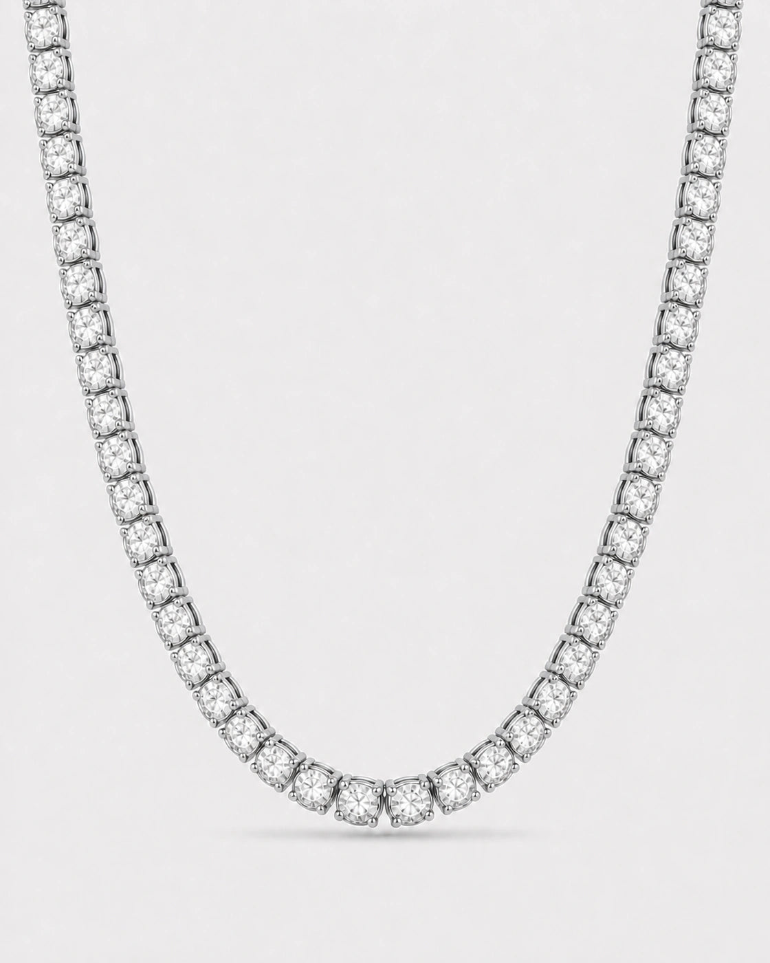 6.5mm Moissanite Tennis Chain Necklace