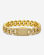 20MM Rhombus Cuban Link Bracelet
