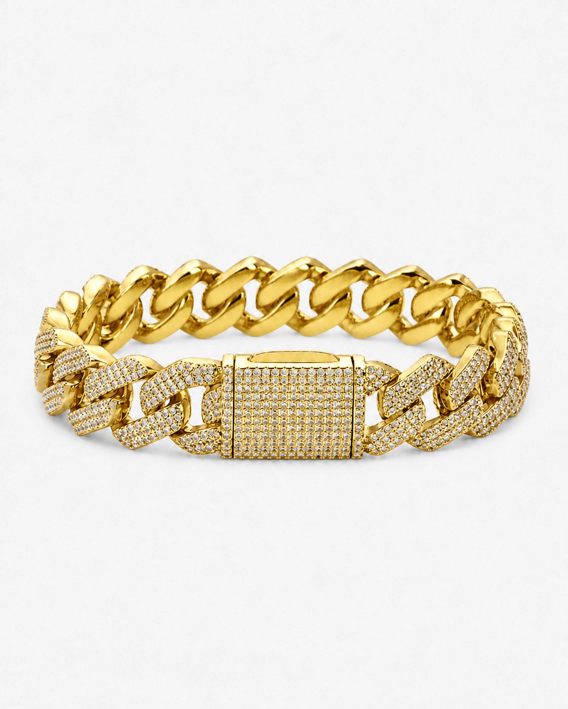 20MM Rhombus Cuban Link Bracelet