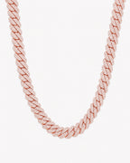 20mm CZ Iced Cuban Link Chain Necklace