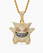 Iced Grin Pendant Necklace