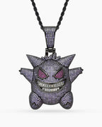 Iced Grin Pendant Necklace