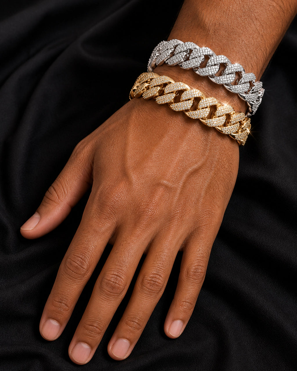 20MM Rhombus Cuban Link Bracelet