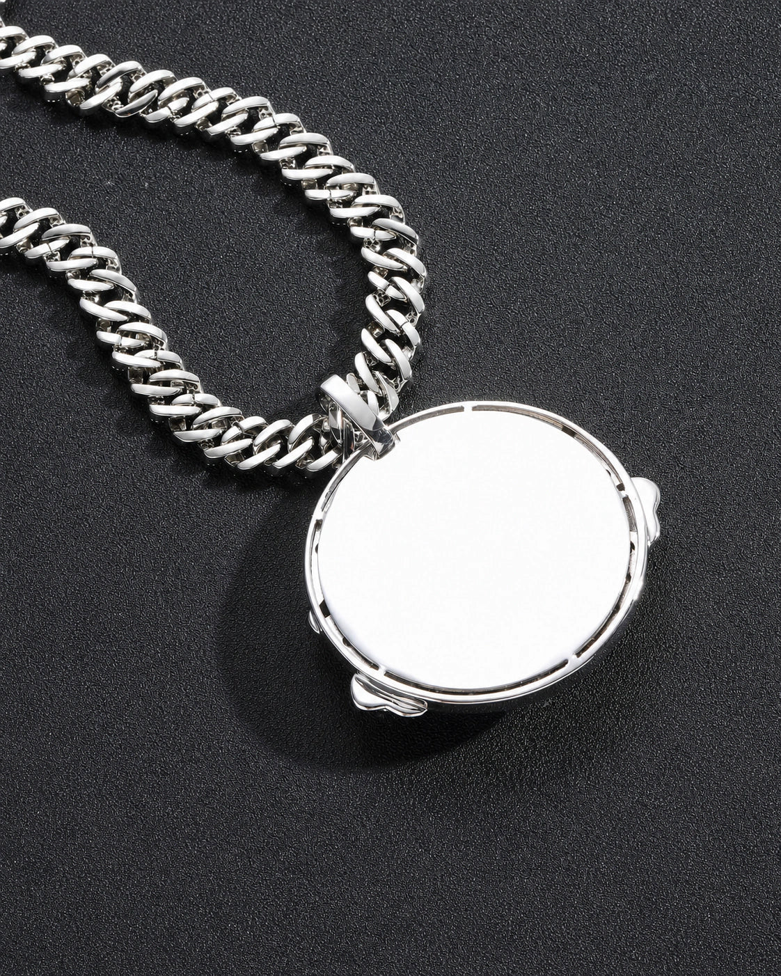Multicolor Graffiti Face CZ Pendant Necklace
