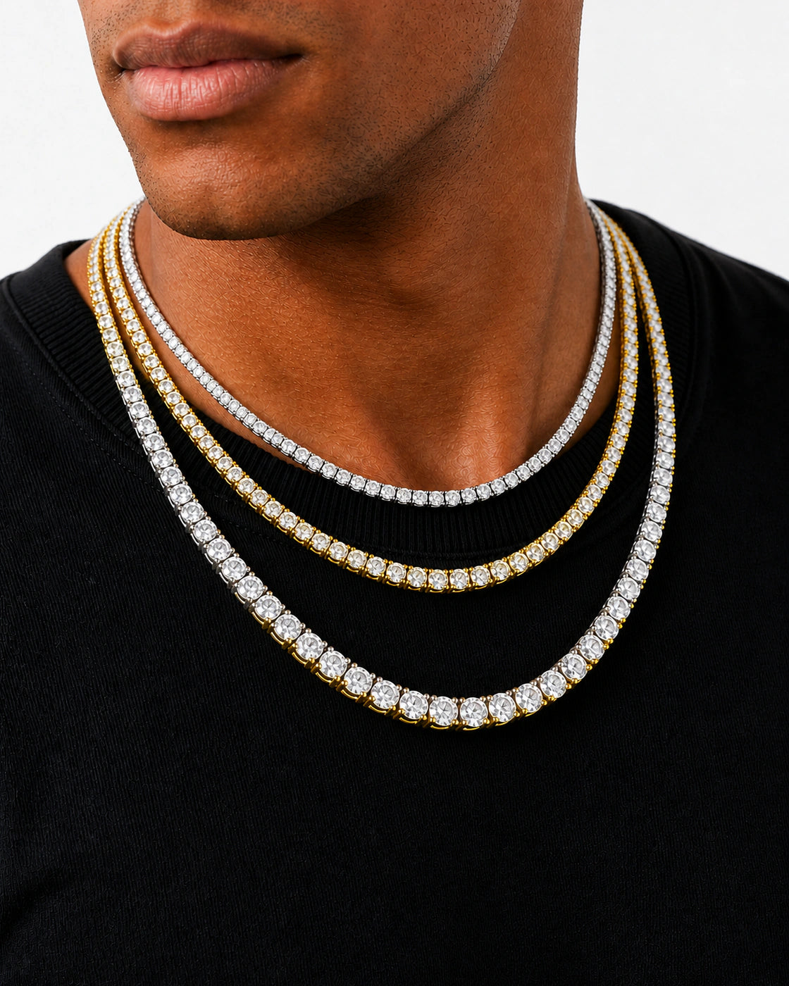 3mm/4mm/5mm/6mm Tennis Chain Necklace